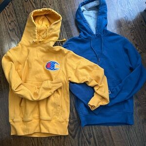 2 Champion Hoodies